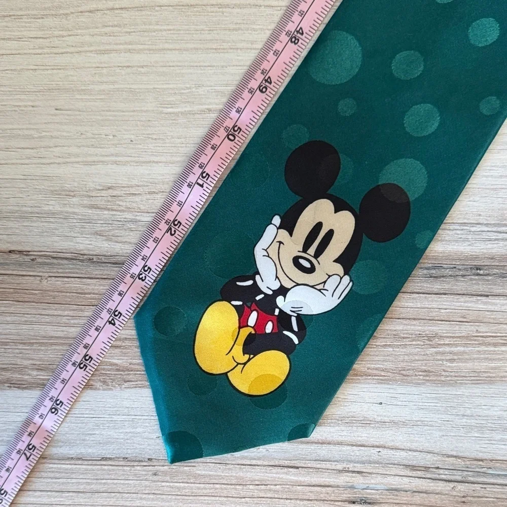 Vintage Mickey Mouse Unlimited Men’s Tie – Rudy Cervantes, Green, 56”